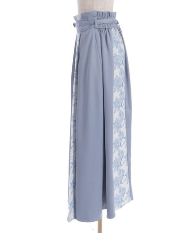 Rose Belt Jacquard Skirt