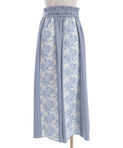 Rose Belt Jacquard Skirt