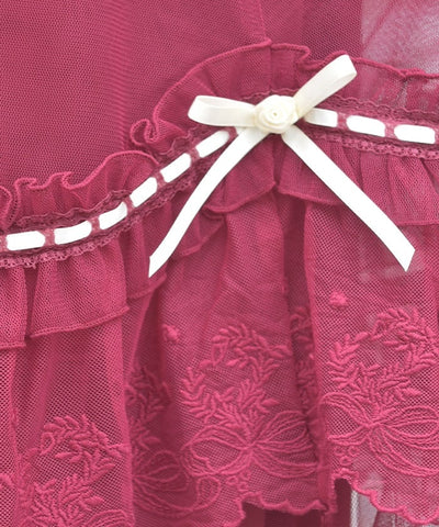 Whip Frill Tulle Skirt