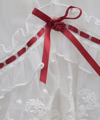 Whip Frill Tulle Skirt