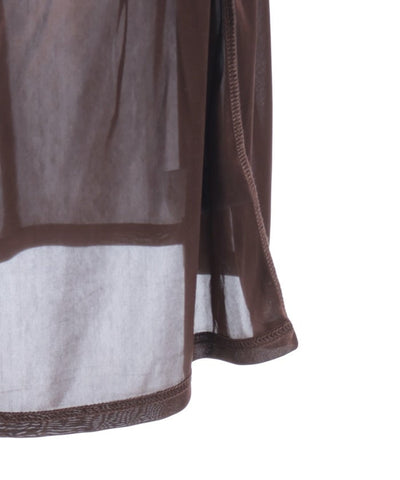 Brushed Check Pattern Long Skirt