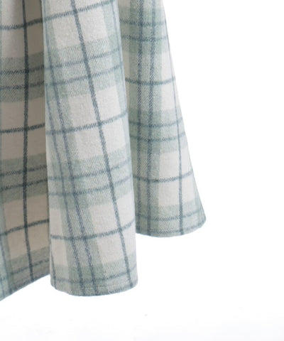 Brushed Check Pattern Long Skirt