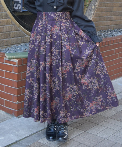Floral Print Skirt
