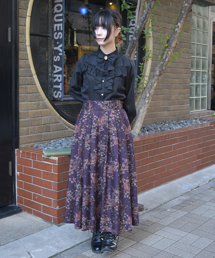 Floral Print Skirt
