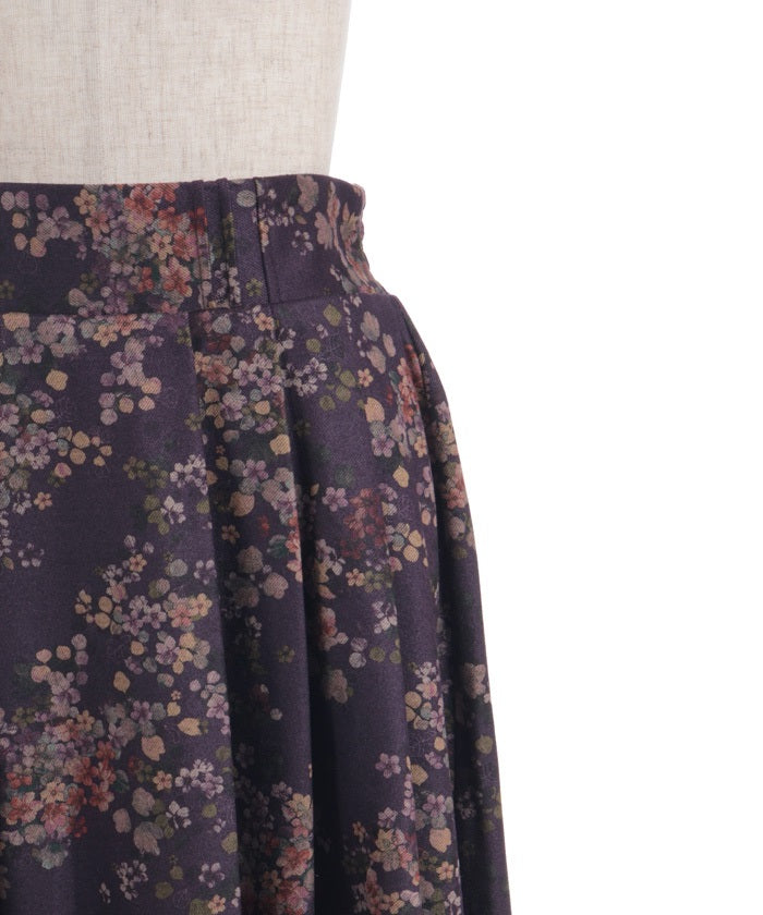 Floral Print Skirt