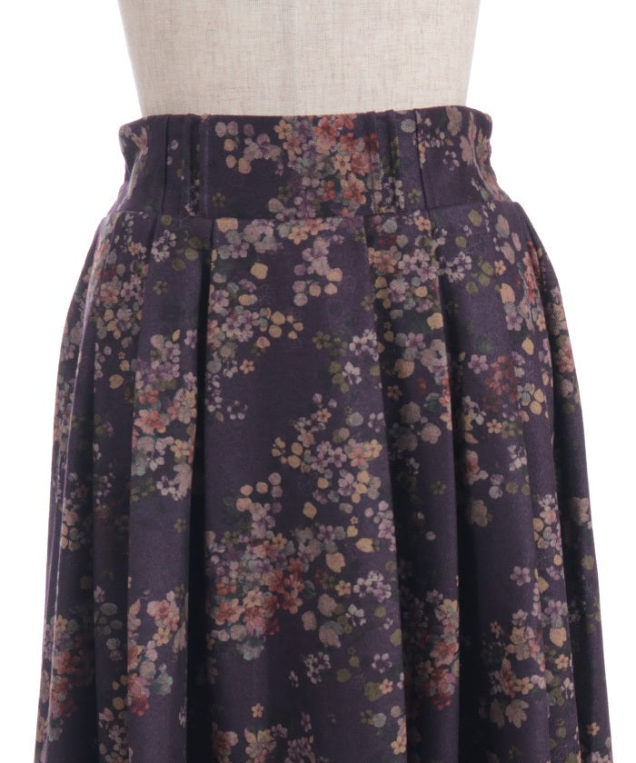 Floral Print Skirt