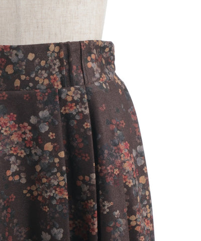 Floral Print Skirt