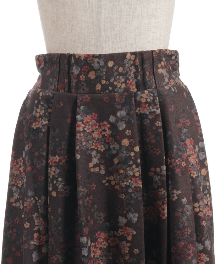 Floral Print Skirt
