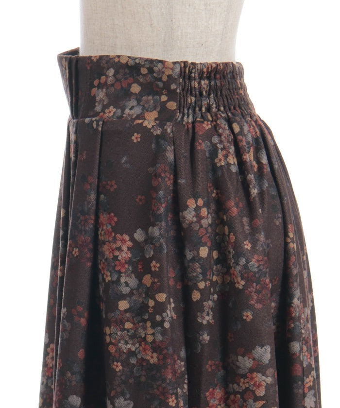 Floral Print Skirt