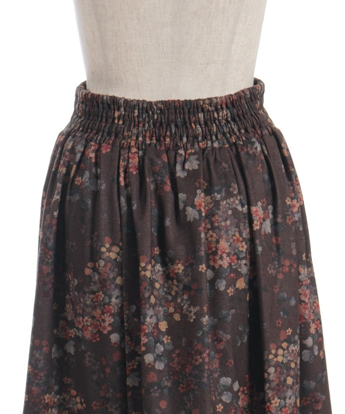 Floral Print Skirt