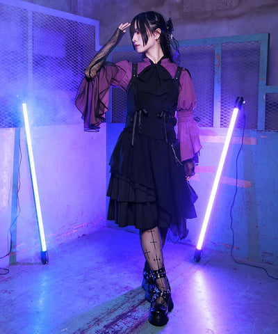 Asymmetric Design Camisole Dress