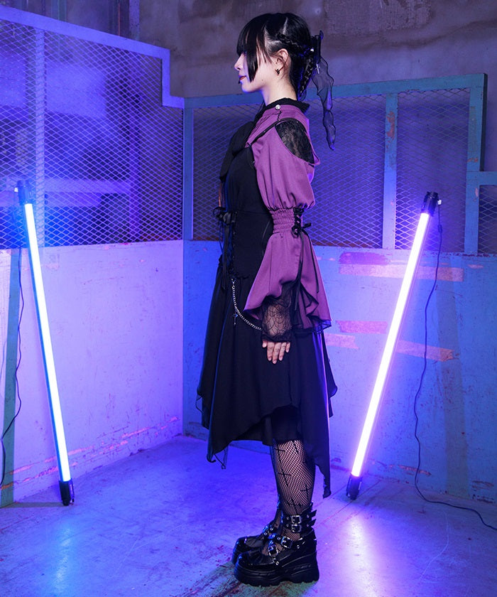 Asymmetric Design Camisole Dress