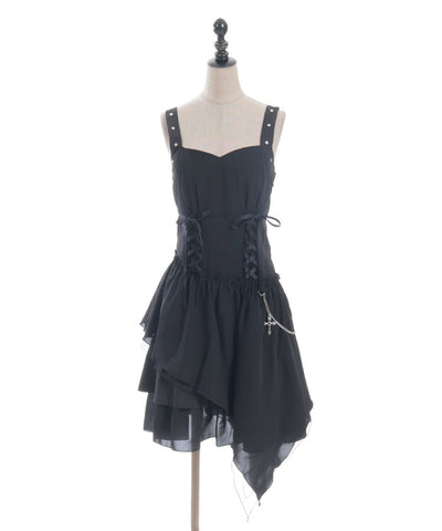 Asymmetric Design Camisole Dress