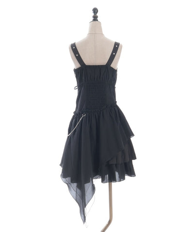 Asymmetric Design Camisole Dress