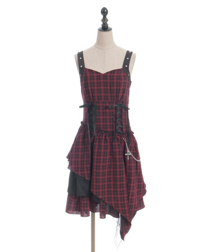 Asymmetric Design Camisole Dress