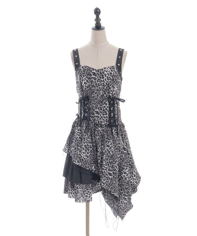 Asymmetric Design Camisole Dress