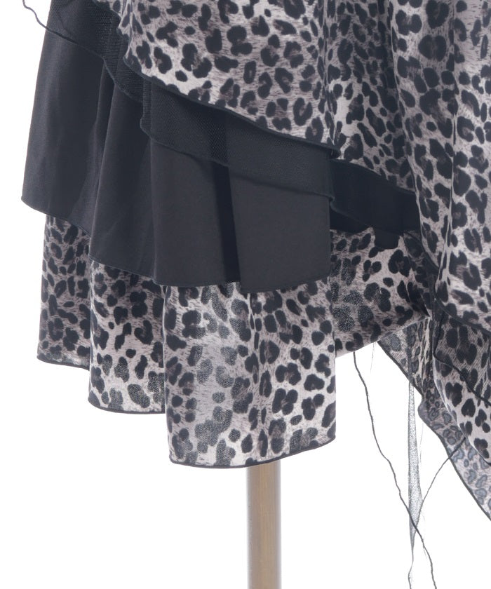 Asymmetric Design Camisole Dress