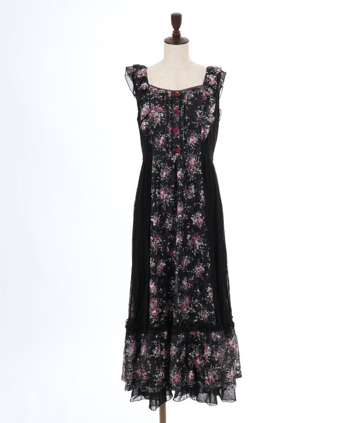 Mini Flower Lace Dress – axes femme from JAPAN
