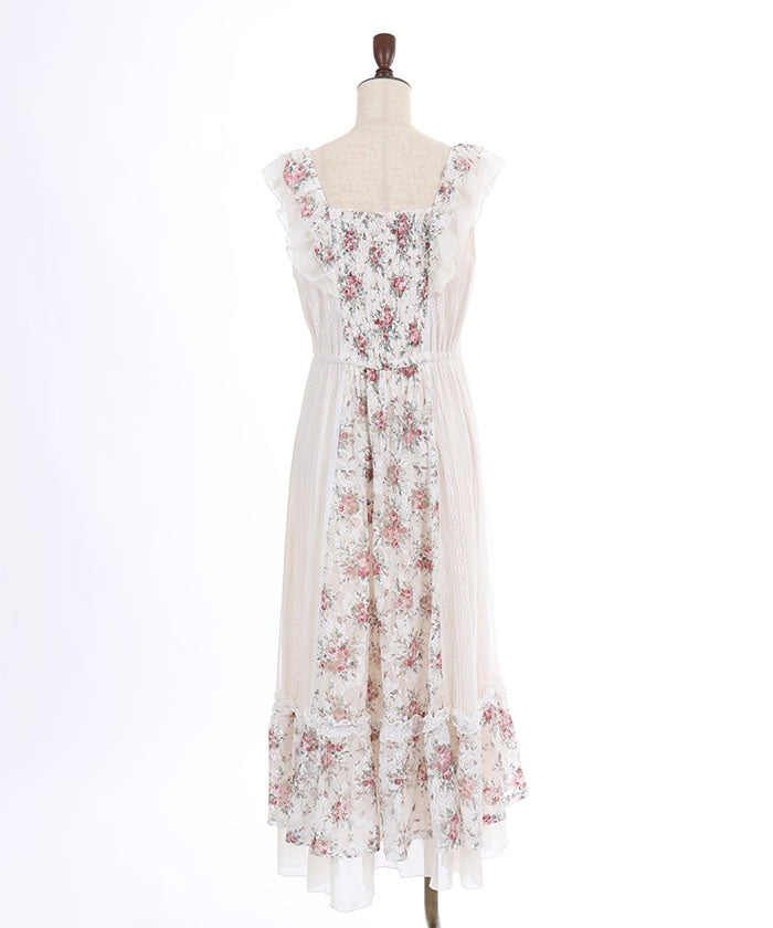 Mini Flower Lace Dress – axes femme from JAPAN