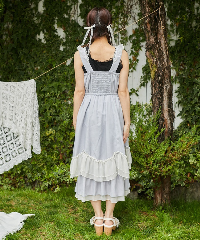 Rose Ribbon Check Dress – axes femme from JAPAN