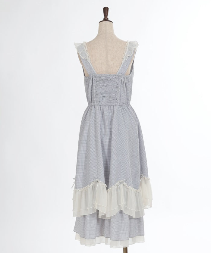 Rose Ribbon Check Dress – axes femme from JAPAN