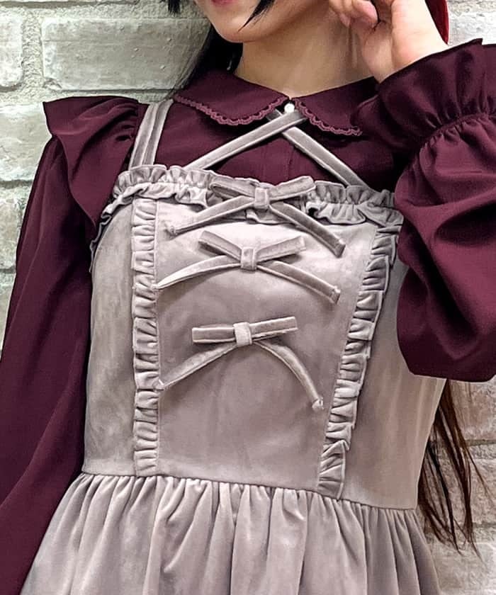 Velour Camisole Dress – axes femme from JAPAN