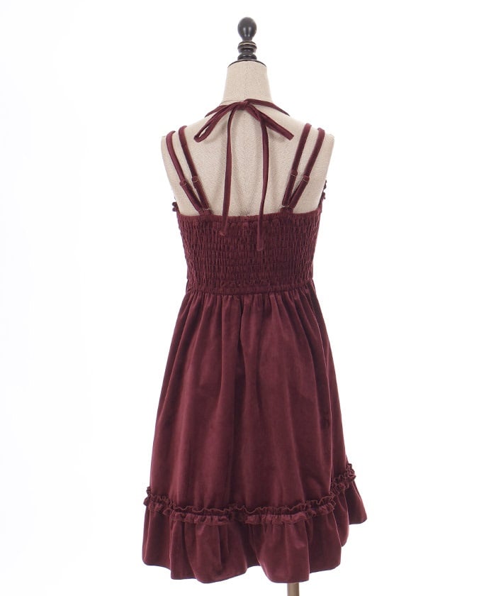 Velour Camisole Dress