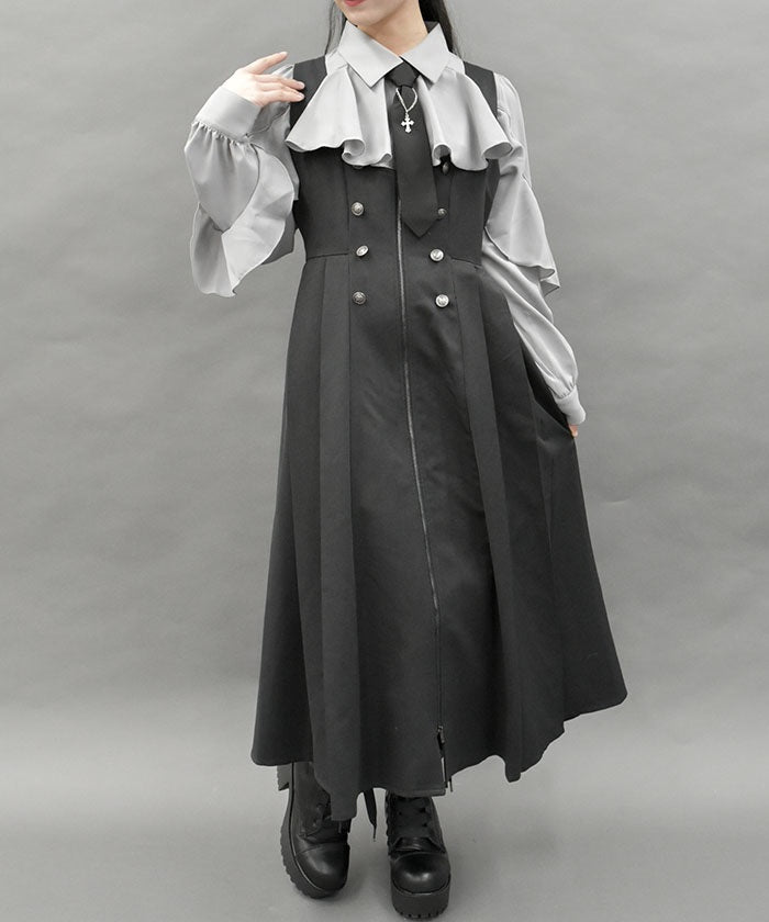 Vest Design Long Dress