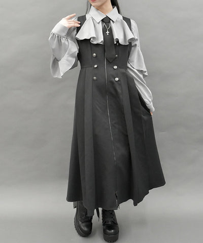Vest Design Long Dress