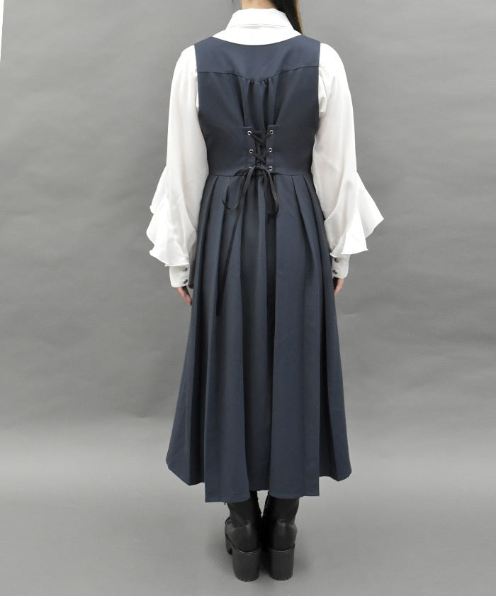 Vest Design Long Dress
