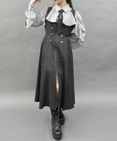 Vest Design Long Dress