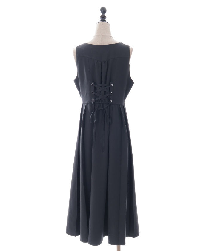 Vest Design Long Dress