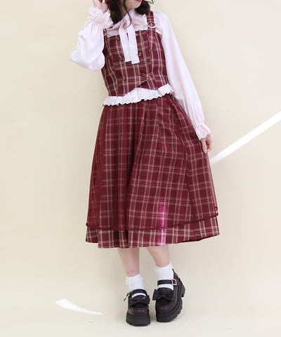 Plaid Matching Set