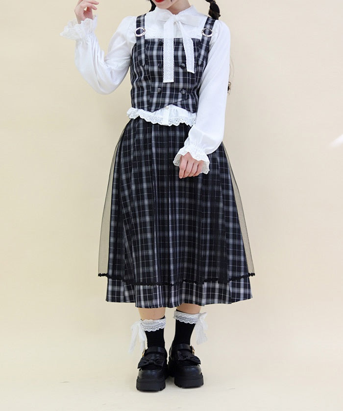 Plaid Matching Set
