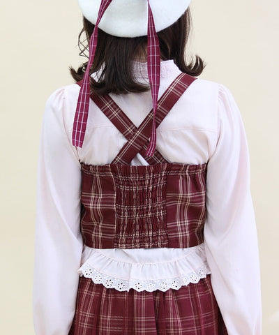 Plaid Matching Set