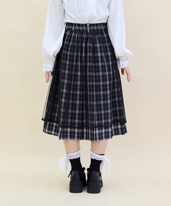 Plaid Matching Set