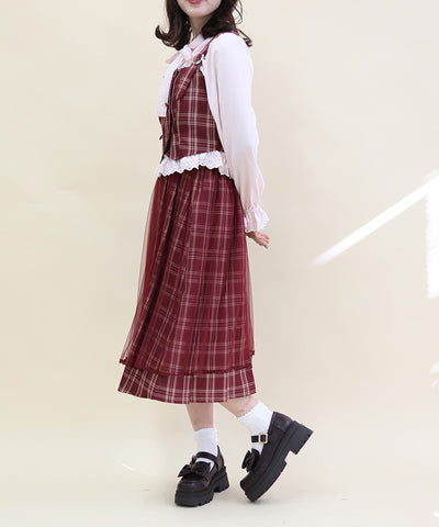 Plaid Matching Set