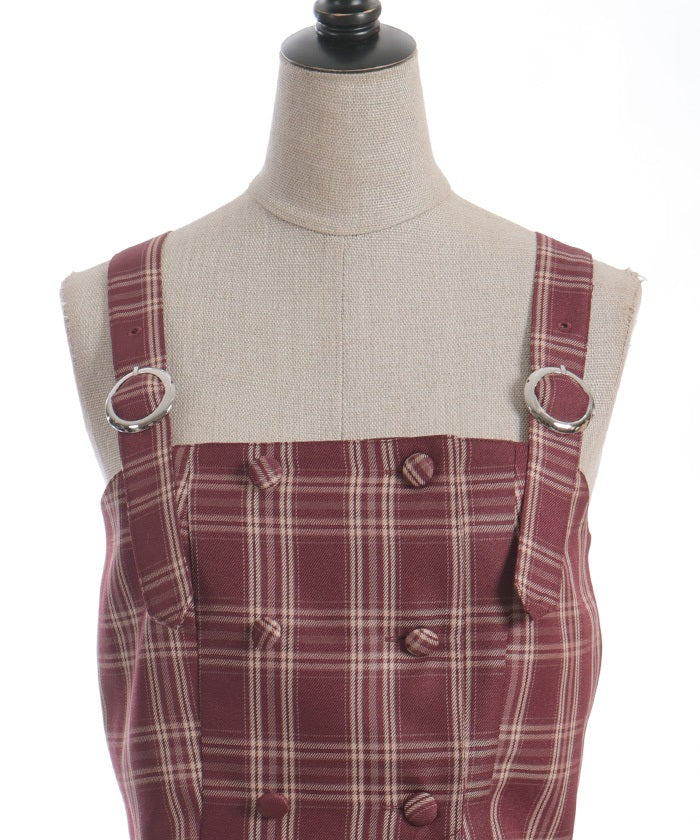 Plaid Matching Set