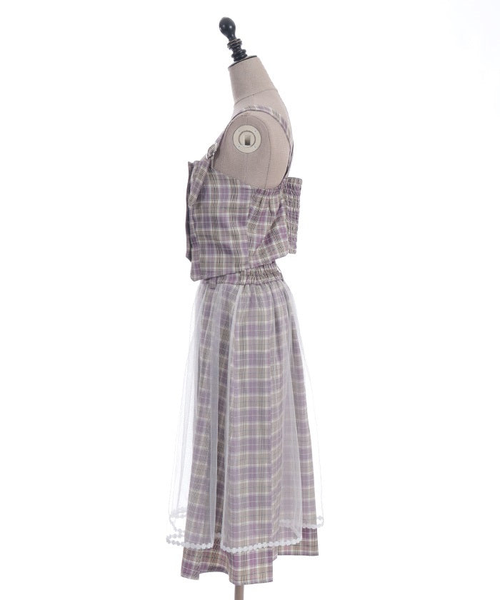Plaid Matching Set
