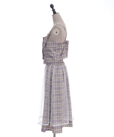 Plaid Matching Set
