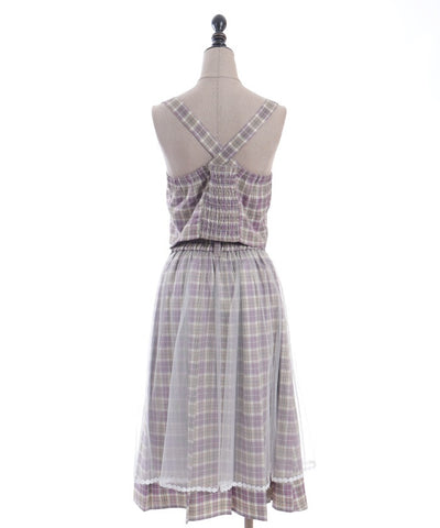 Plaid Matching Set