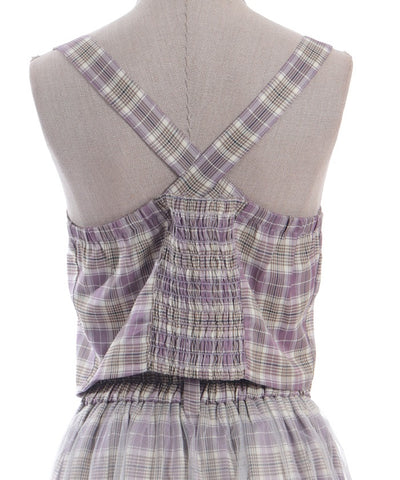 Plaid Matching Set