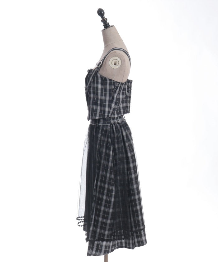 Plaid Matching Set