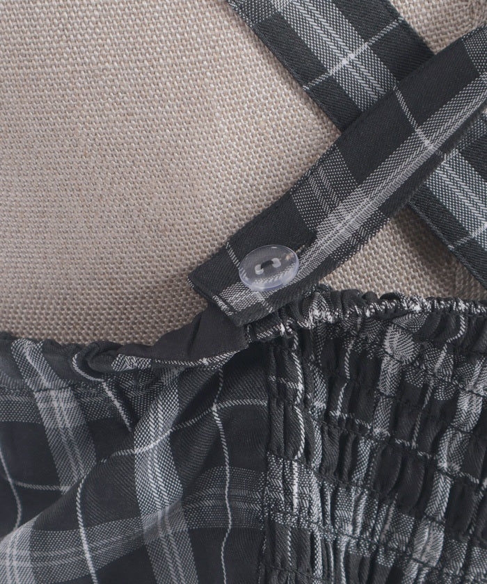 Plaid Matching Set