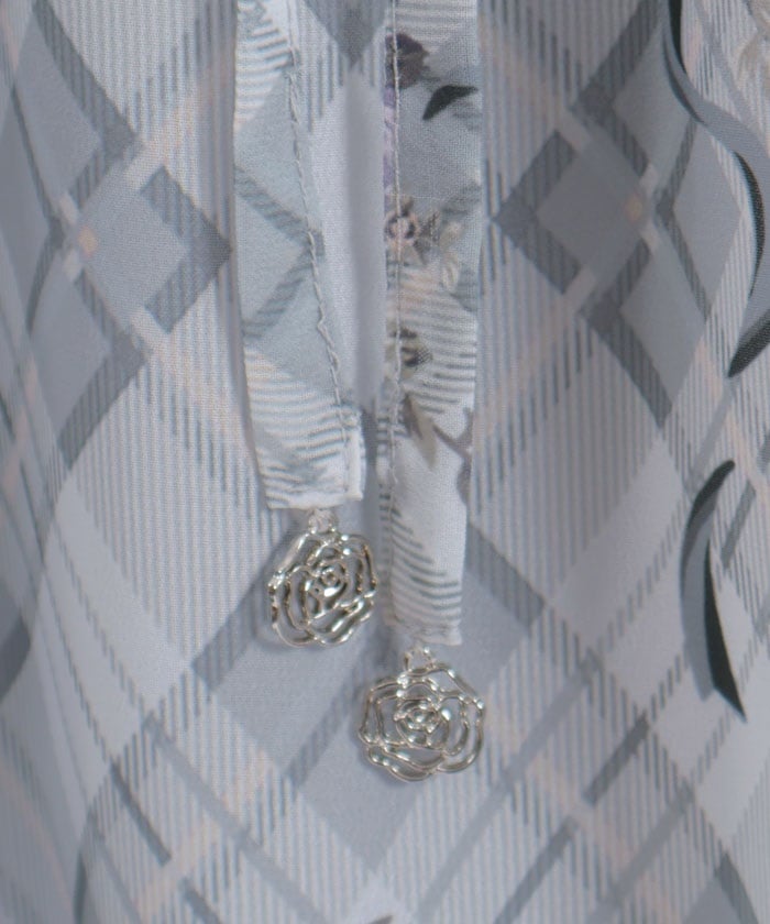 Rosy Plaid Camisole Dress