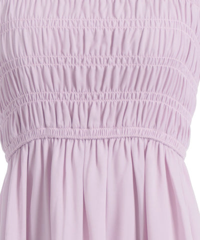 Back Frill Long Dress