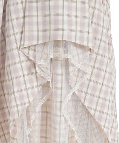 Back Frill Long Dress