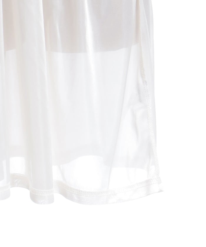 Back Frill Long Dress