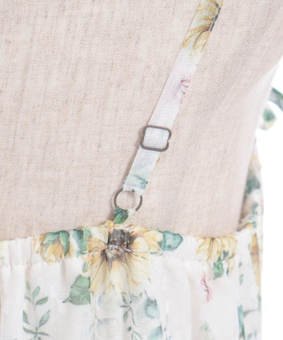 Sunflower Pattern Camisole Dress