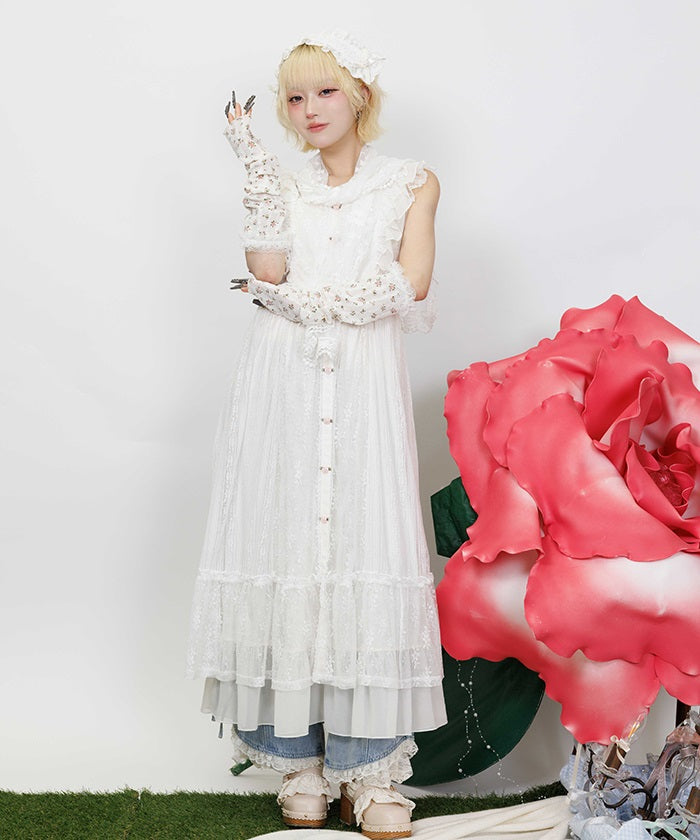 Patchwork Lace Dress – axes femme from JAPAN